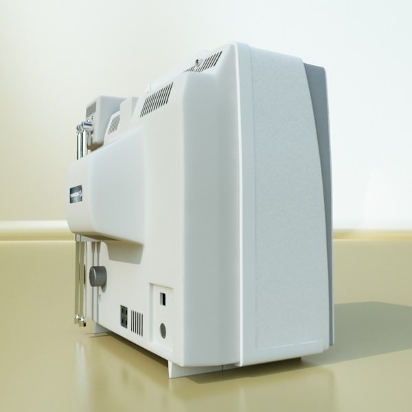 Retro TV High res 3D model_5
