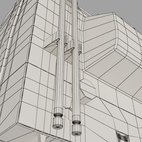 Retro TV High res 3D model_24