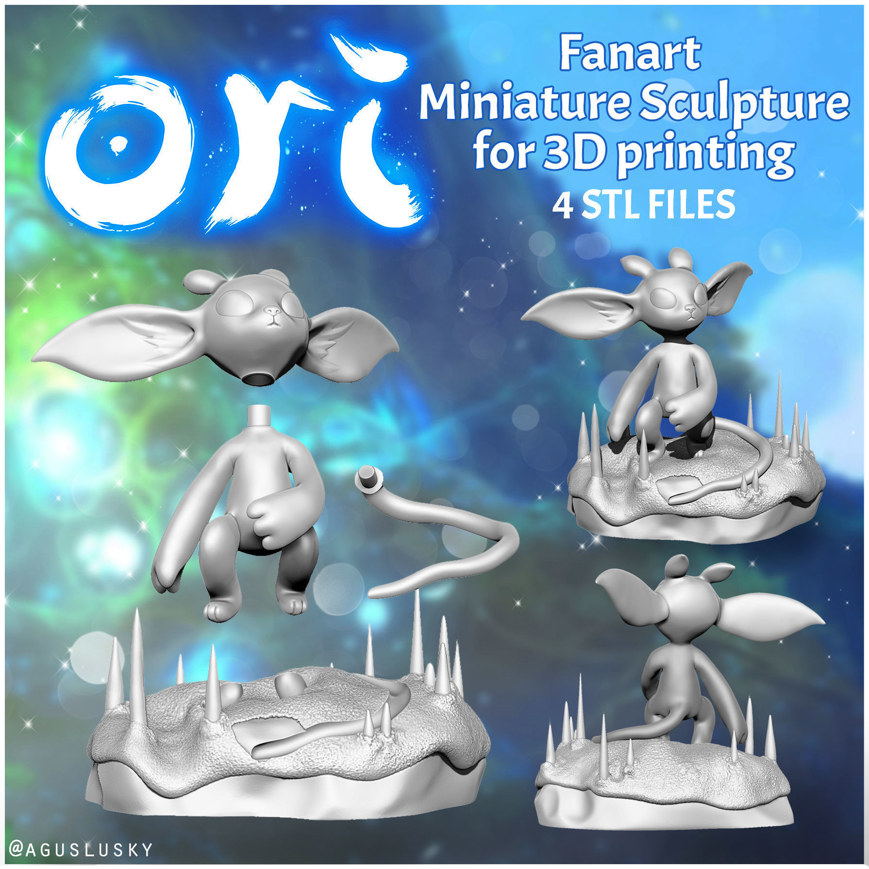 Ori and The Blind Forest 3D print model_1