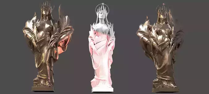 White Witch Ice Statue 2 designs 