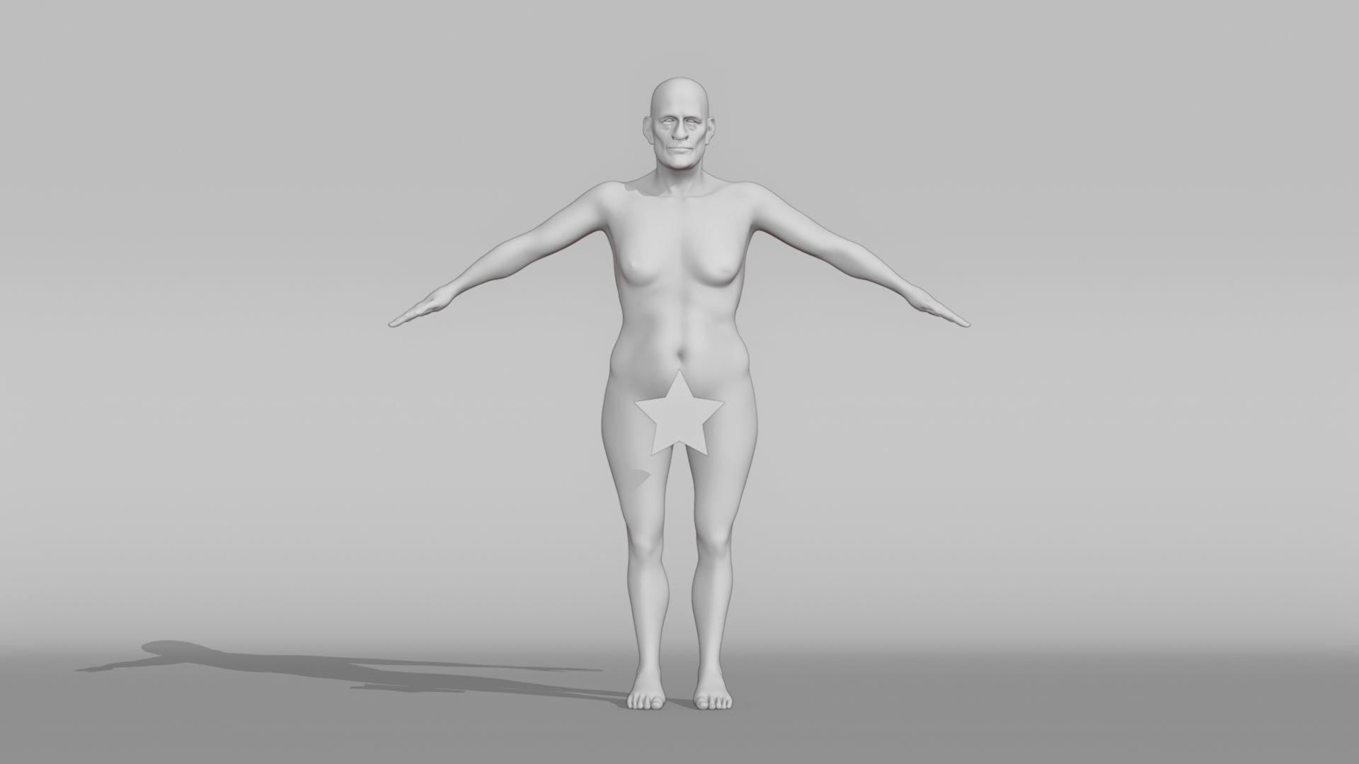 Realistic Male Character - Grand Pa K 3D model_8