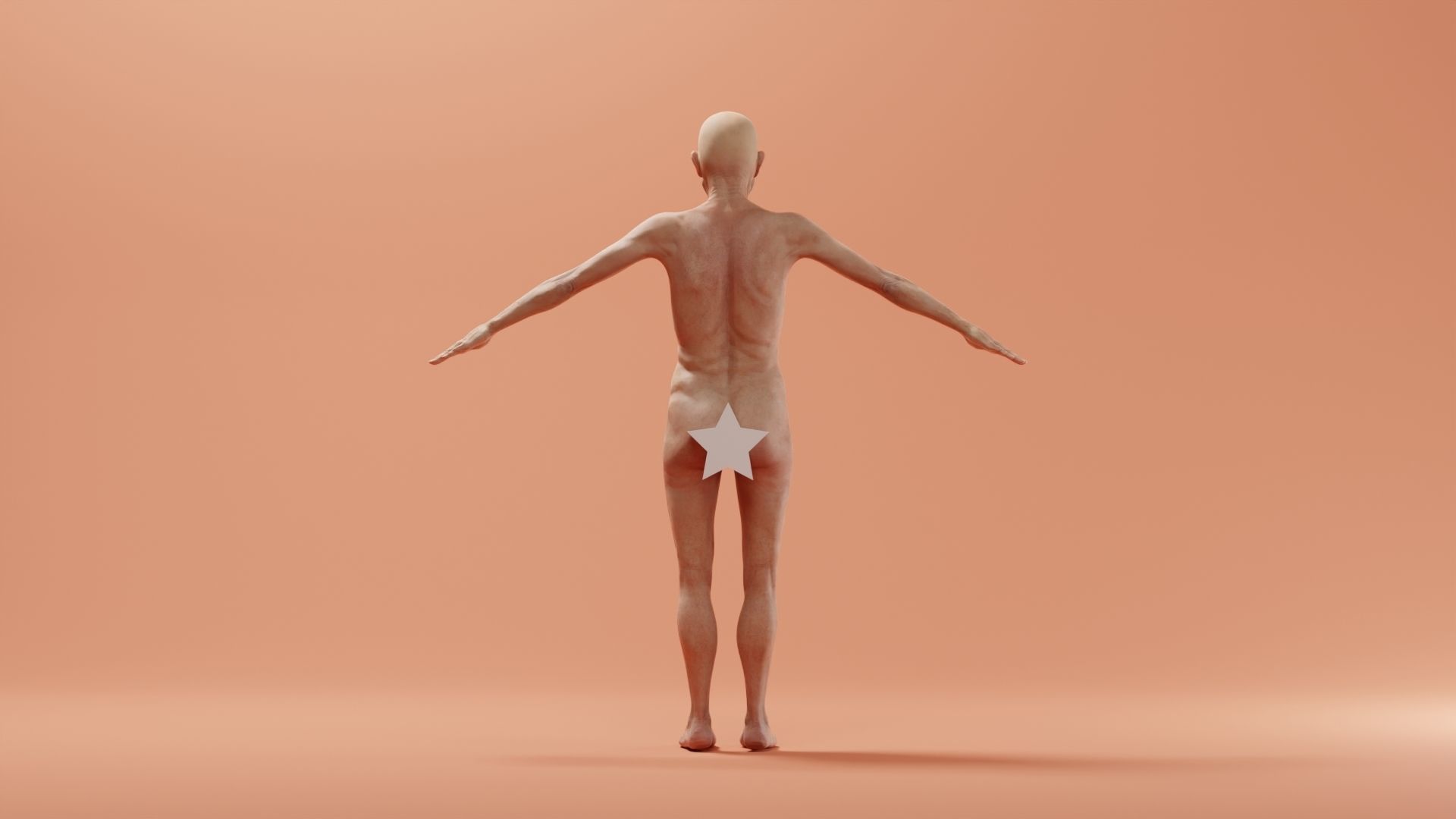 Realistic Male Character - Grand Pa K 3D model_4