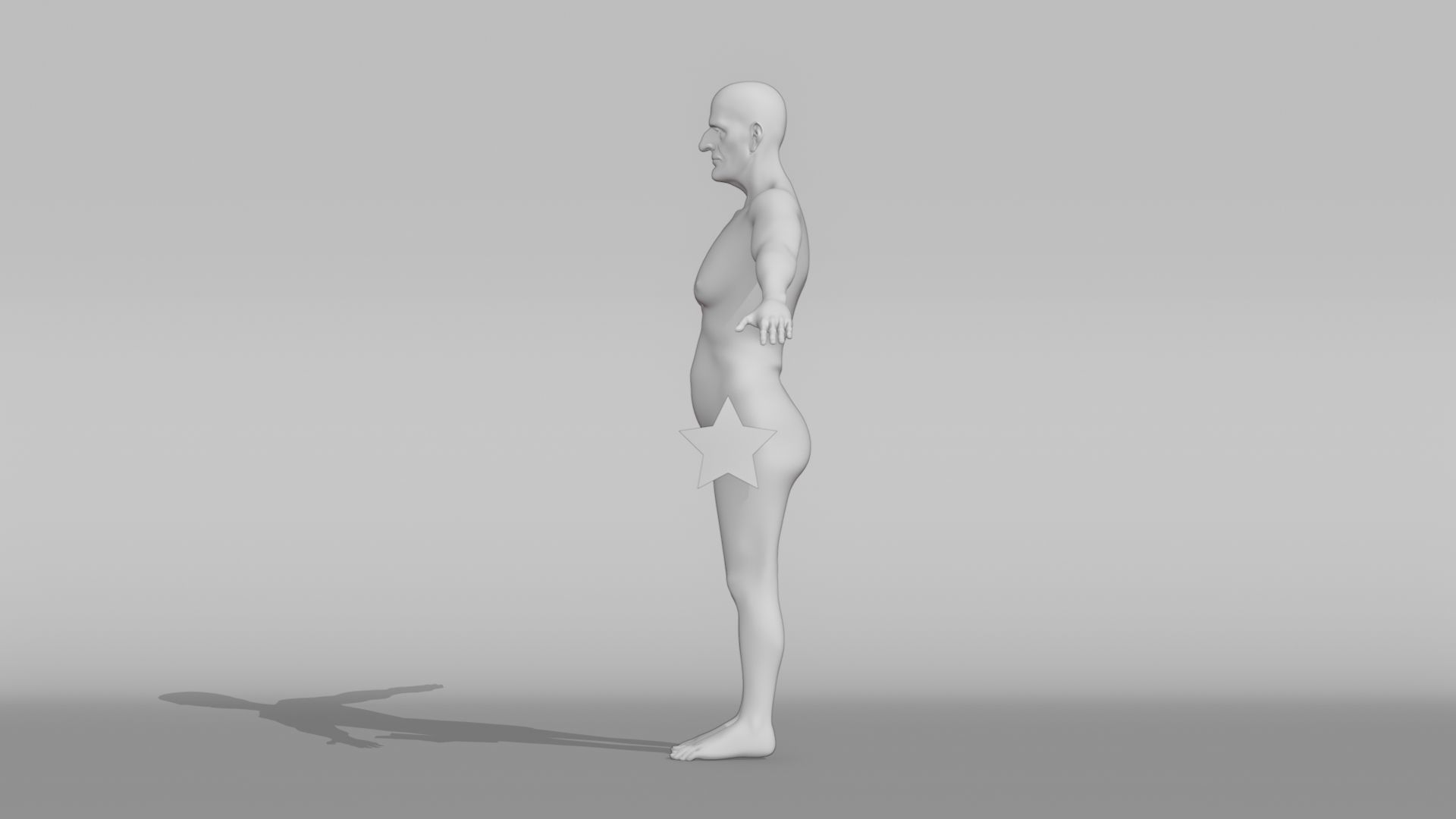 Realistic Male Character - Grand Pa K 3D model_12