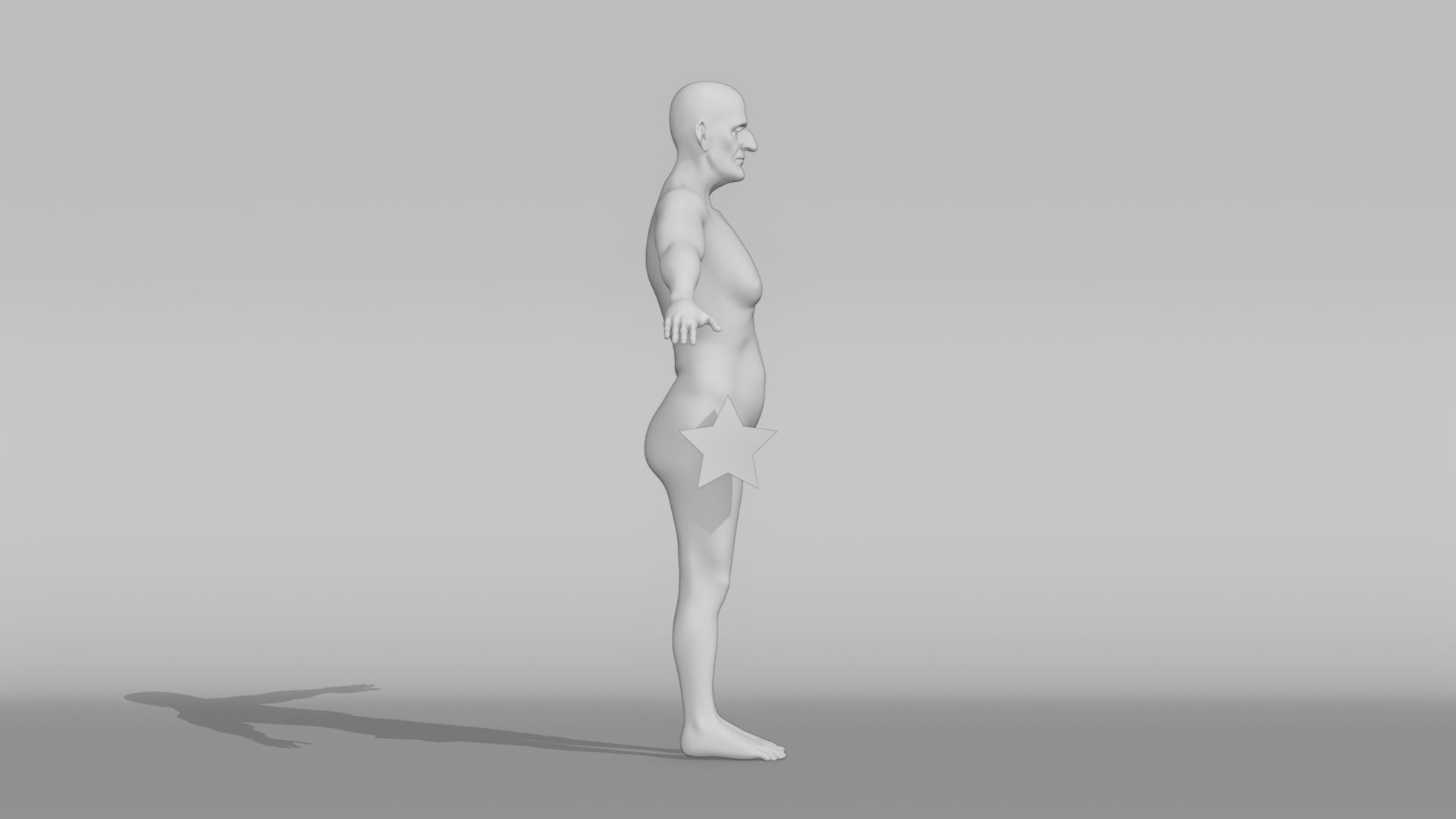 Realistic Male Character - Grand Pa K 3D model_9