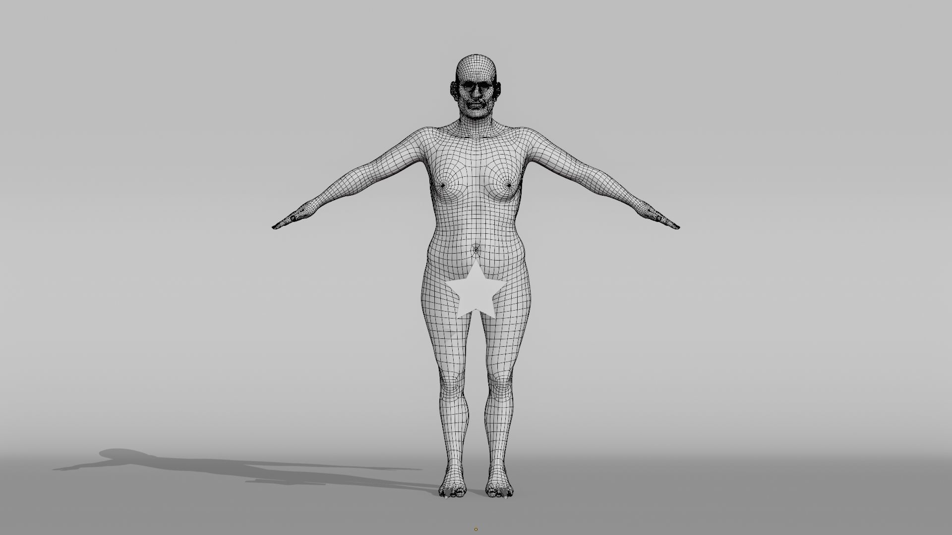 Realistic Male Character - Grand Pa K 3D model_19