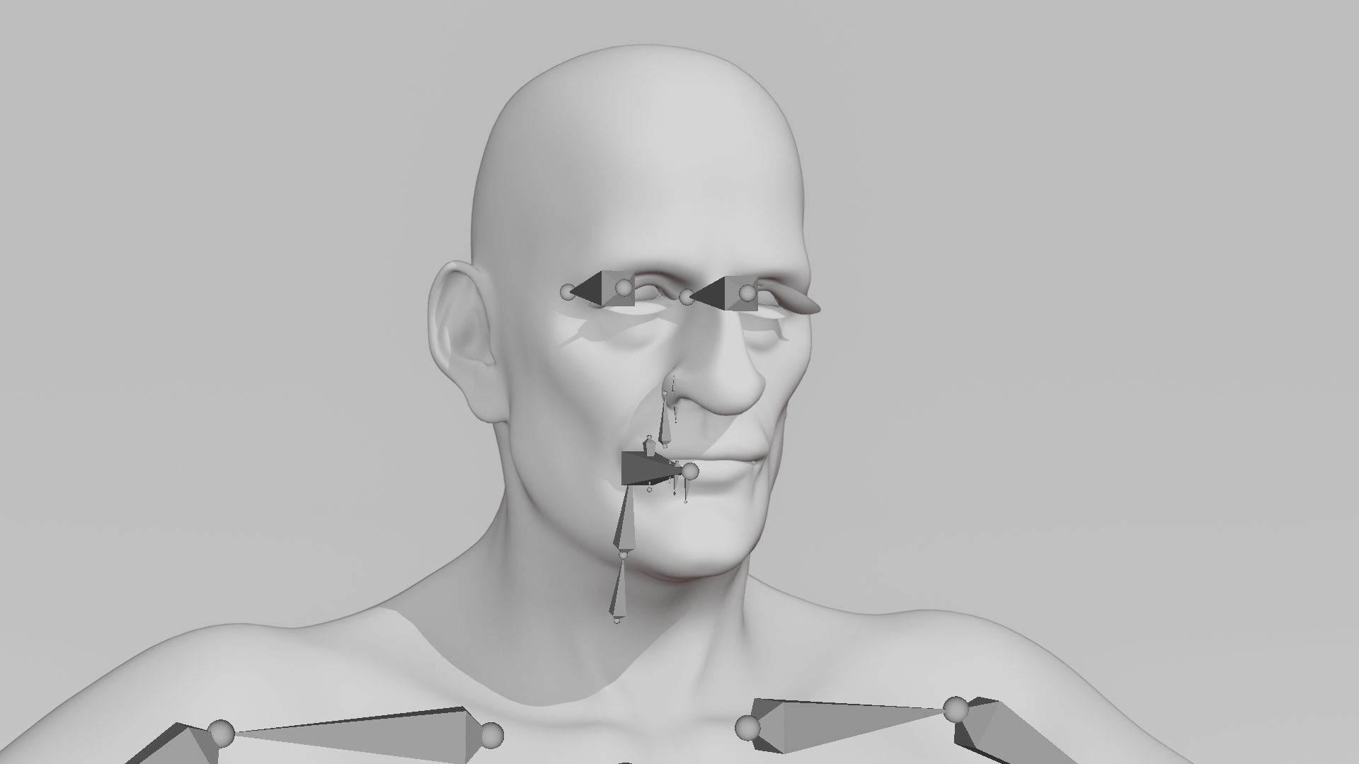 Realistic Male Character - Grand Pa K 3D model_13