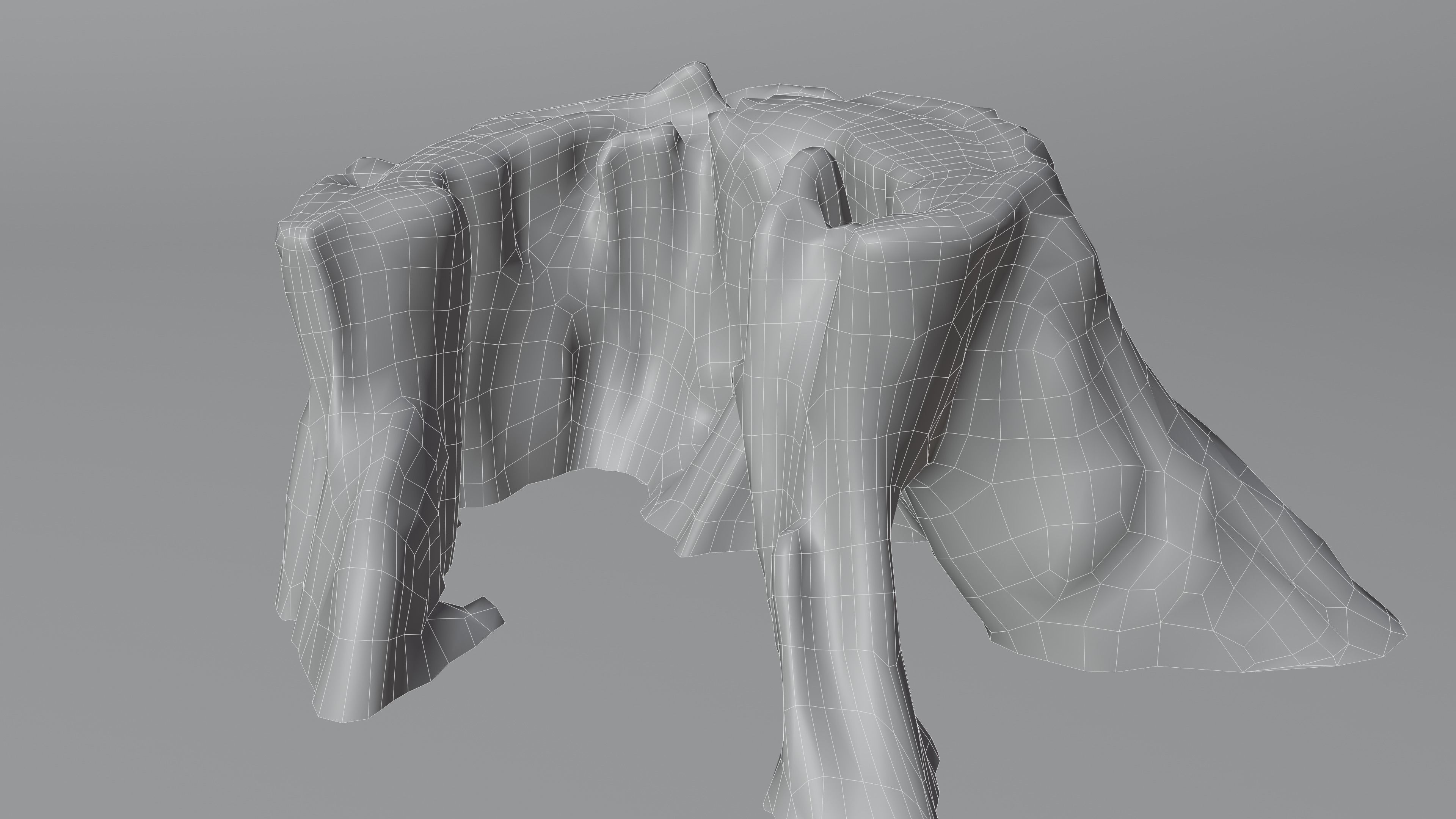 Tree Stump 003 Photoscan PBR Game Ready Low-poly 3D model_16