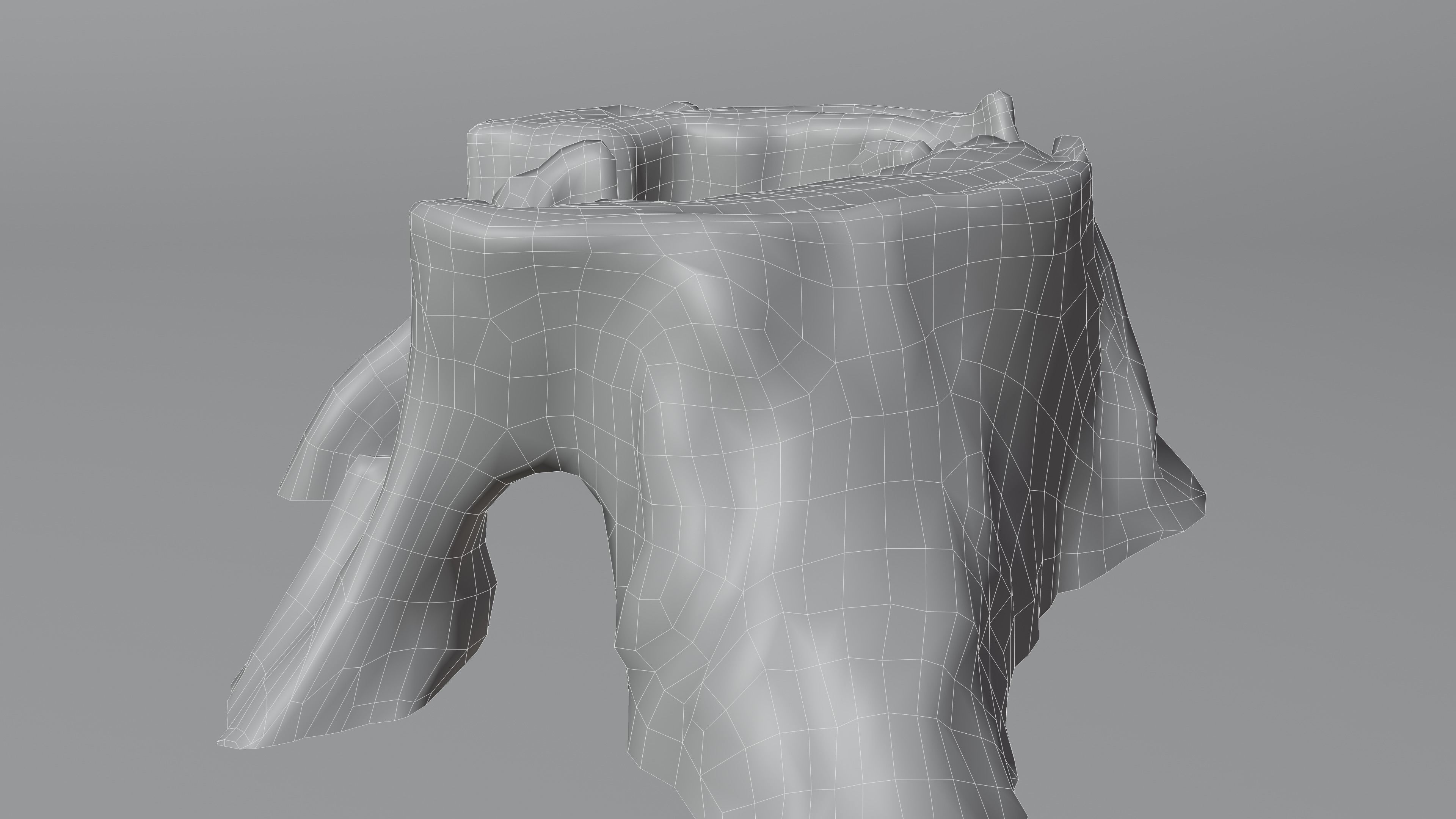 Tree Stump 003 Photoscan PBR Game Ready Low-poly 3D model_15