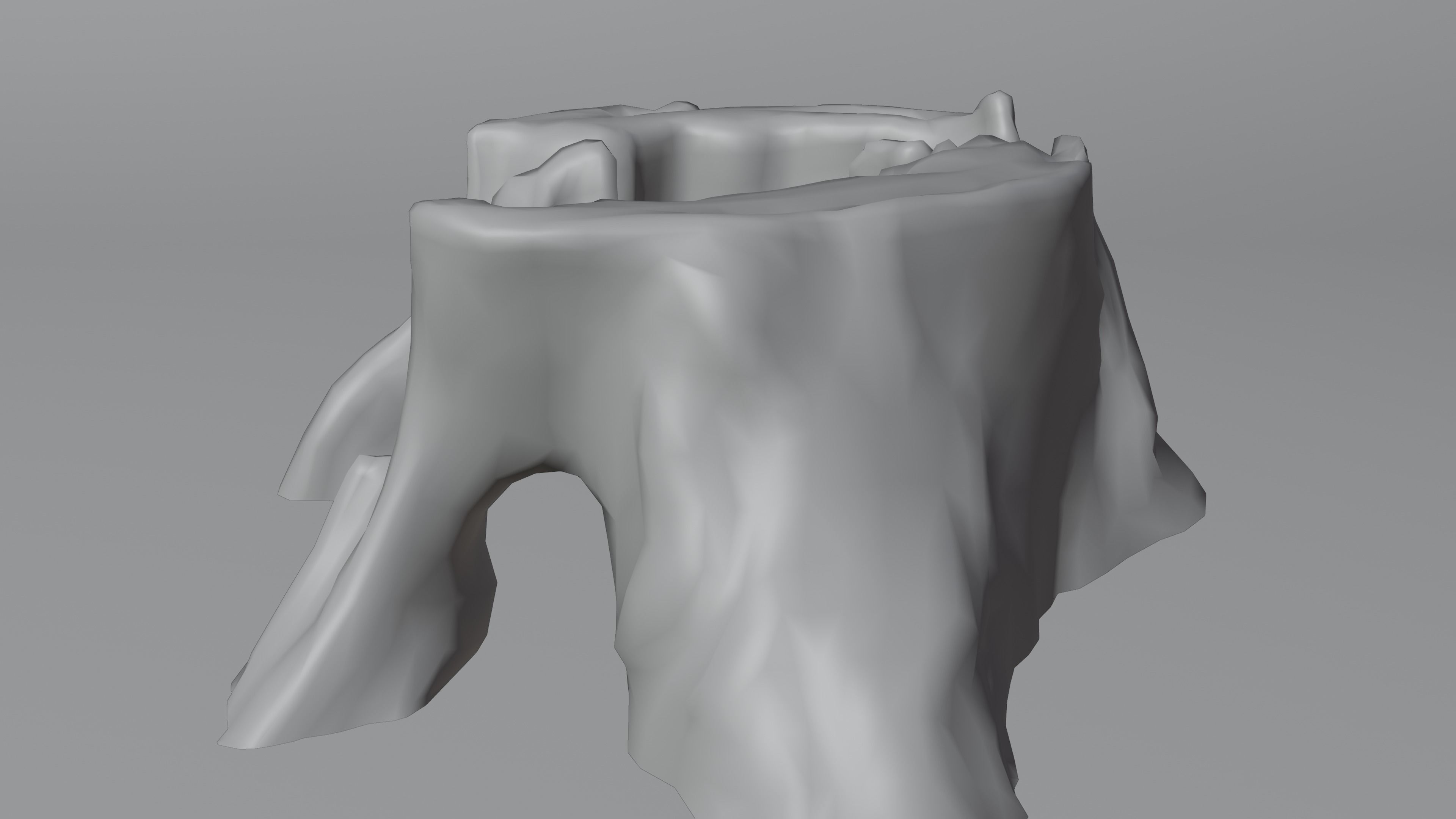 Tree Stump 003 Photoscan PBR Game Ready Low-poly 3D model_9