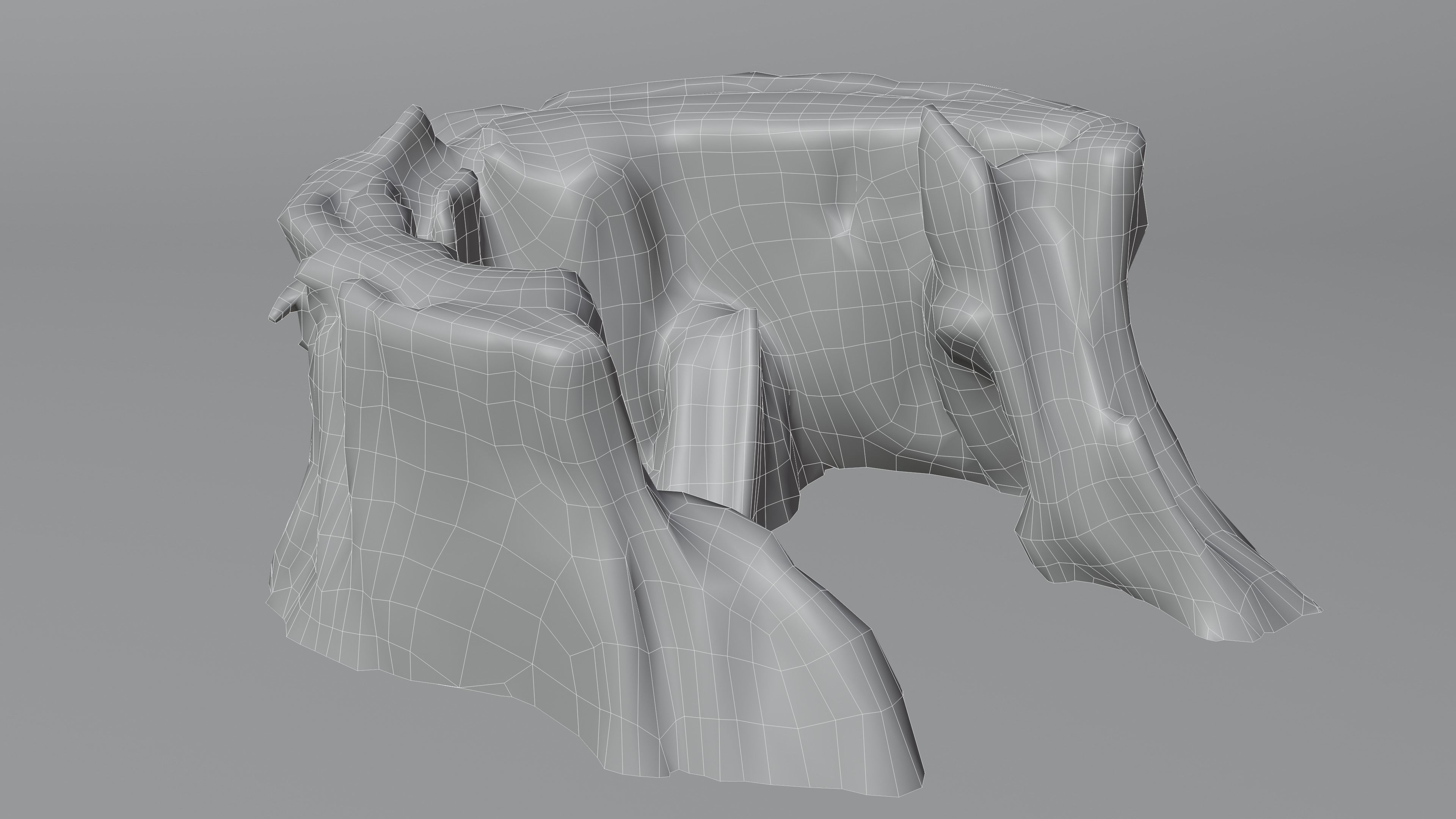 Tree Stump 003 Photoscan PBR Game Ready Low-poly 3D model_17