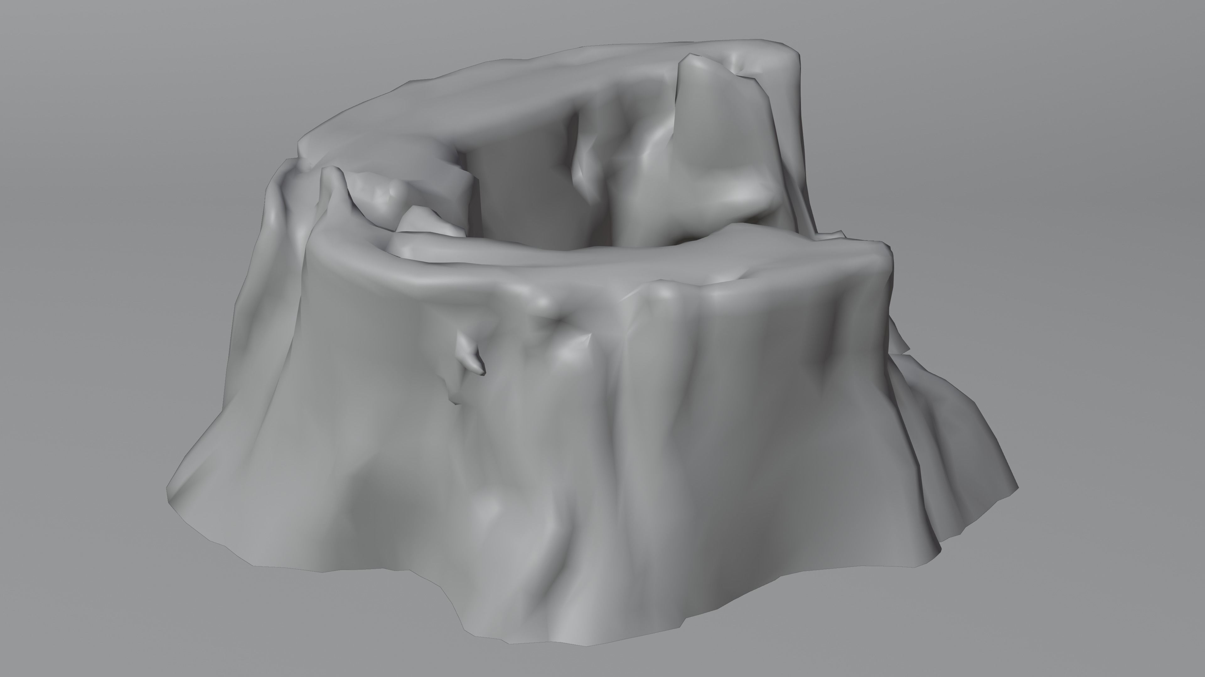 Tree Stump 003 Photoscan PBR Game Ready Low-poly 3D model_12