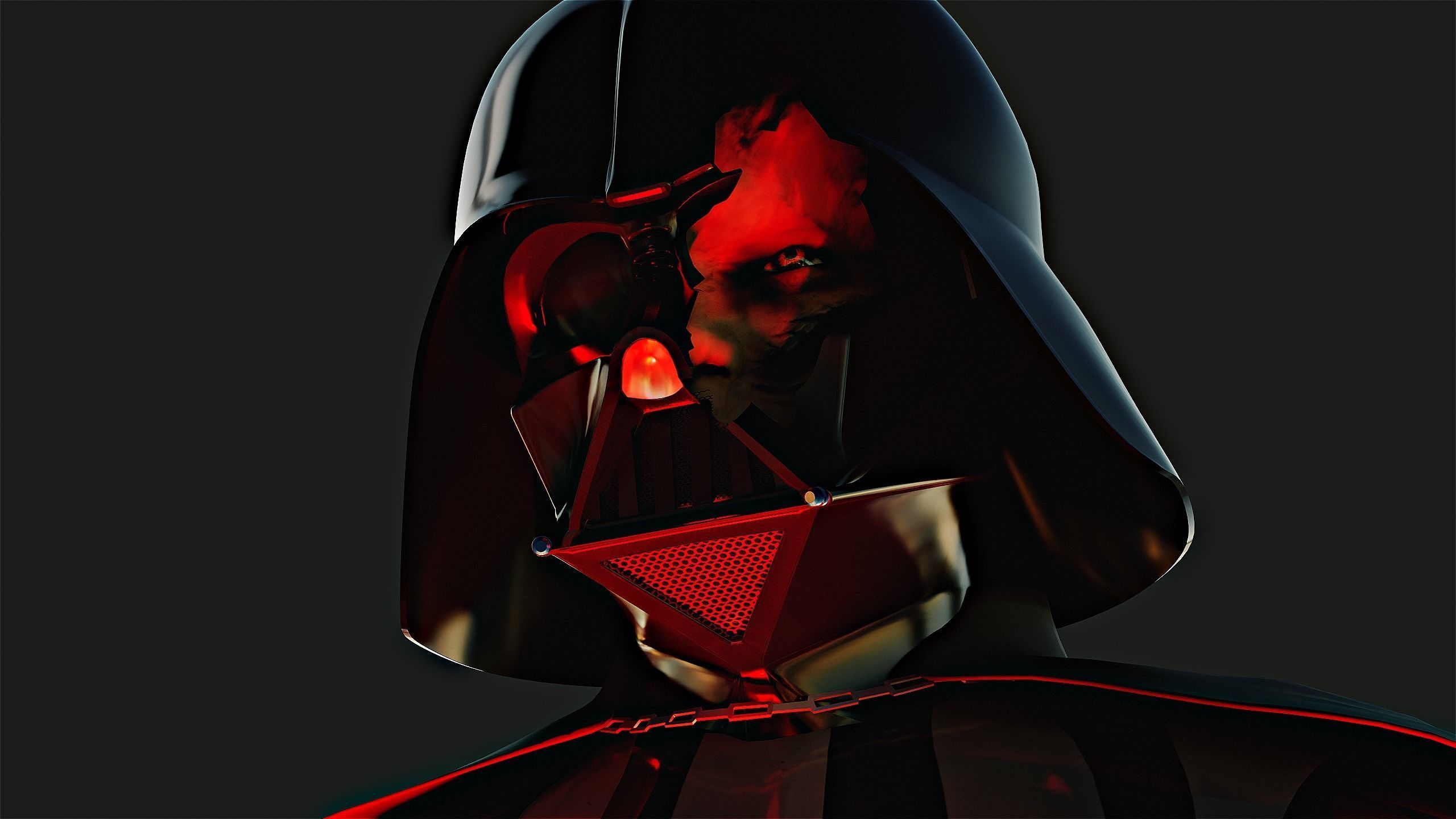 Darth Vader Anakin Skywalker in Kenobi Low-poly 3D model_5