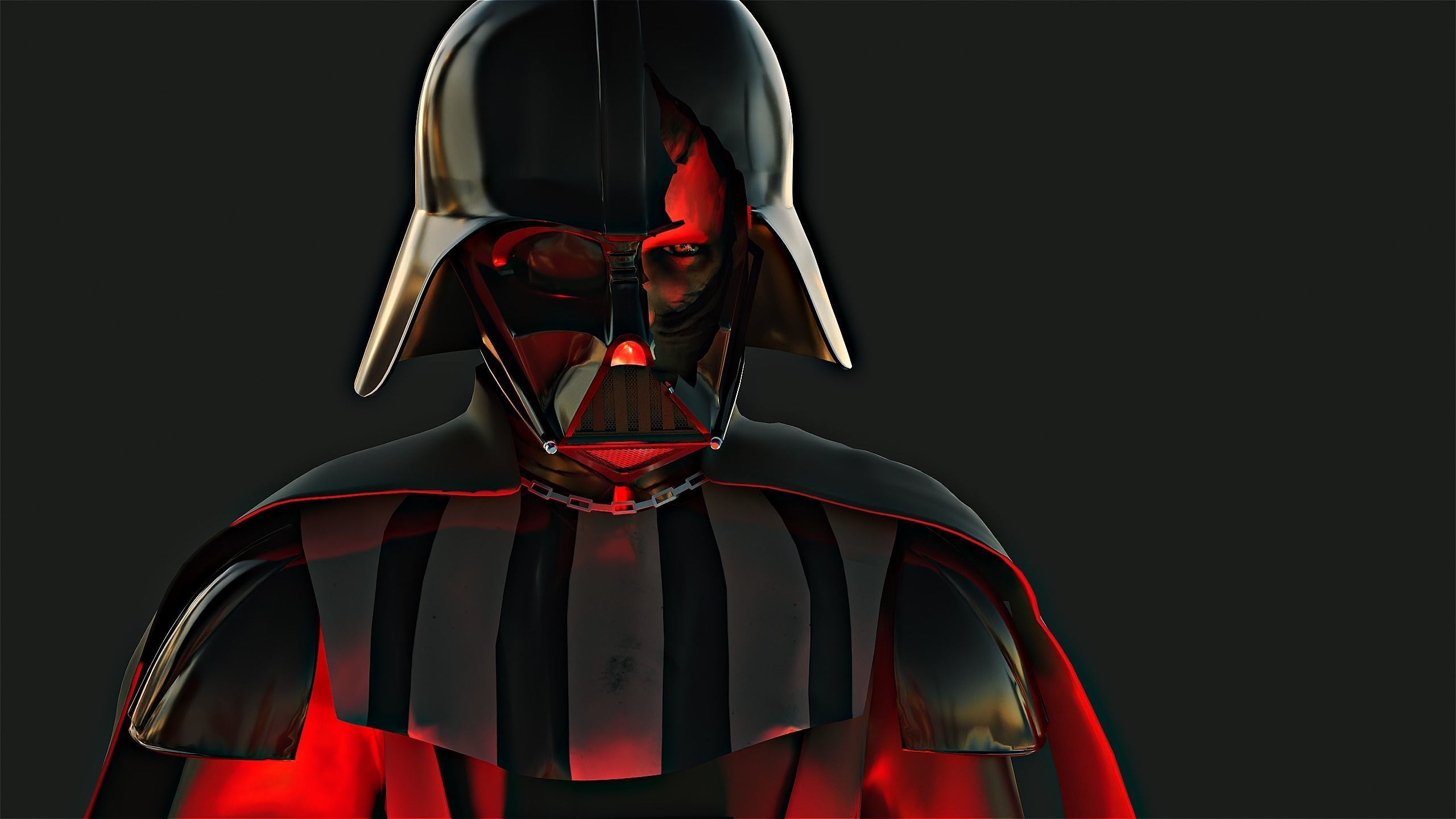 Darth Vader Anakin Skywalker in Kenobi Low-poly 3D model_1