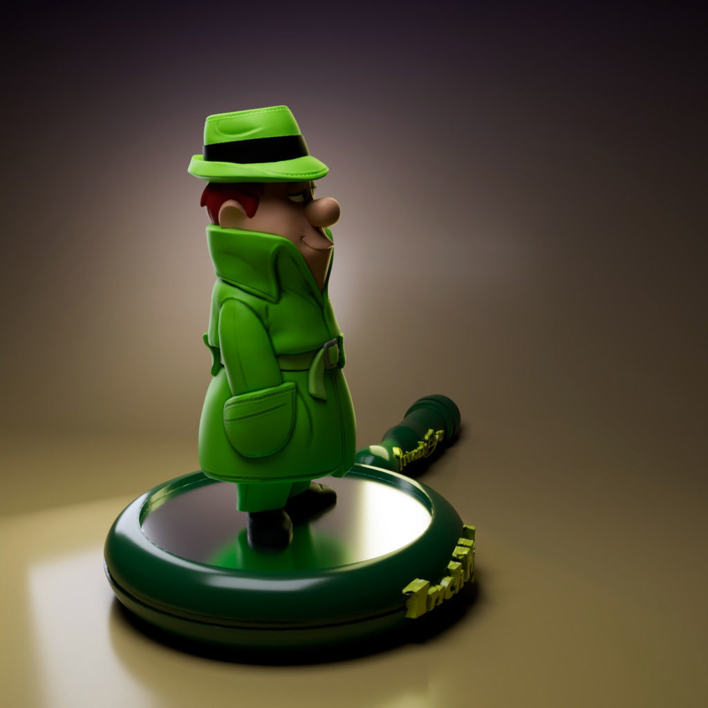 INCH HIGH -PRIVATE EYE 3D print model_2