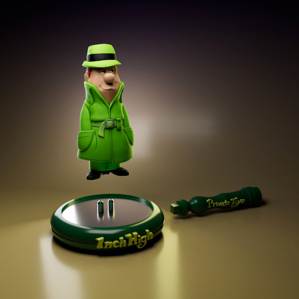 INCH HIGH -PRIVATE EYE 3D print model_4