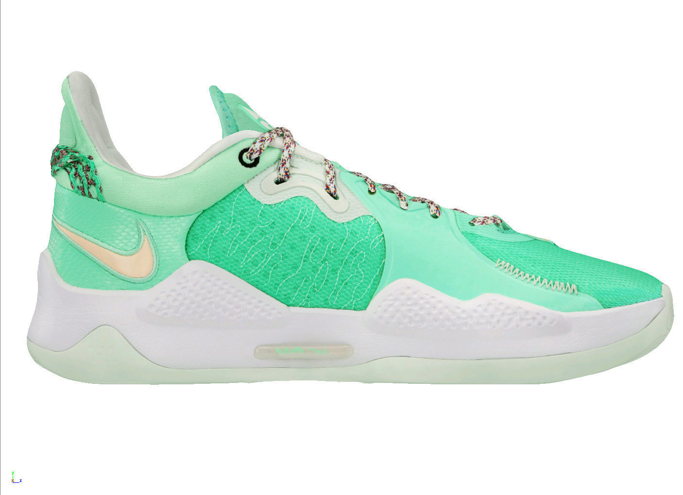 Nike PG 5 play for the future  3D model_5