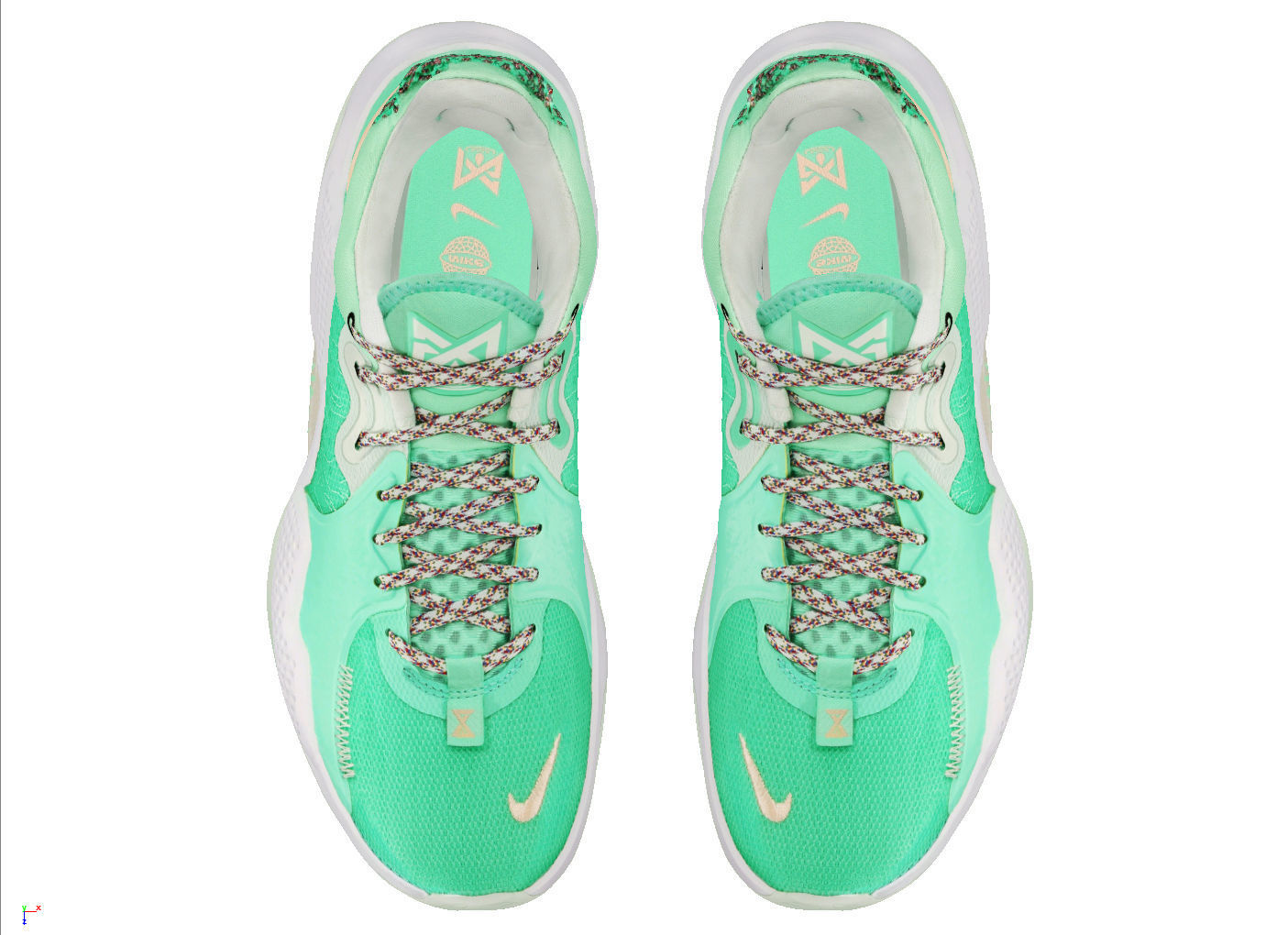 Nike PG 5 play for the future  3D model_3