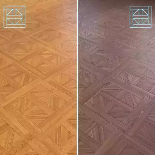 Parquet - Laminate - Wooden floor 2 in 1