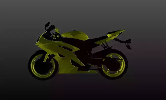 R6 bike 3d