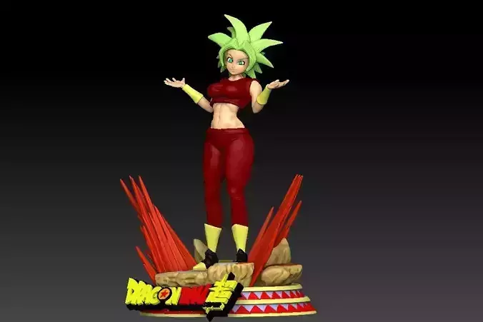 Kefla Dragon Ball Super Model 3D print