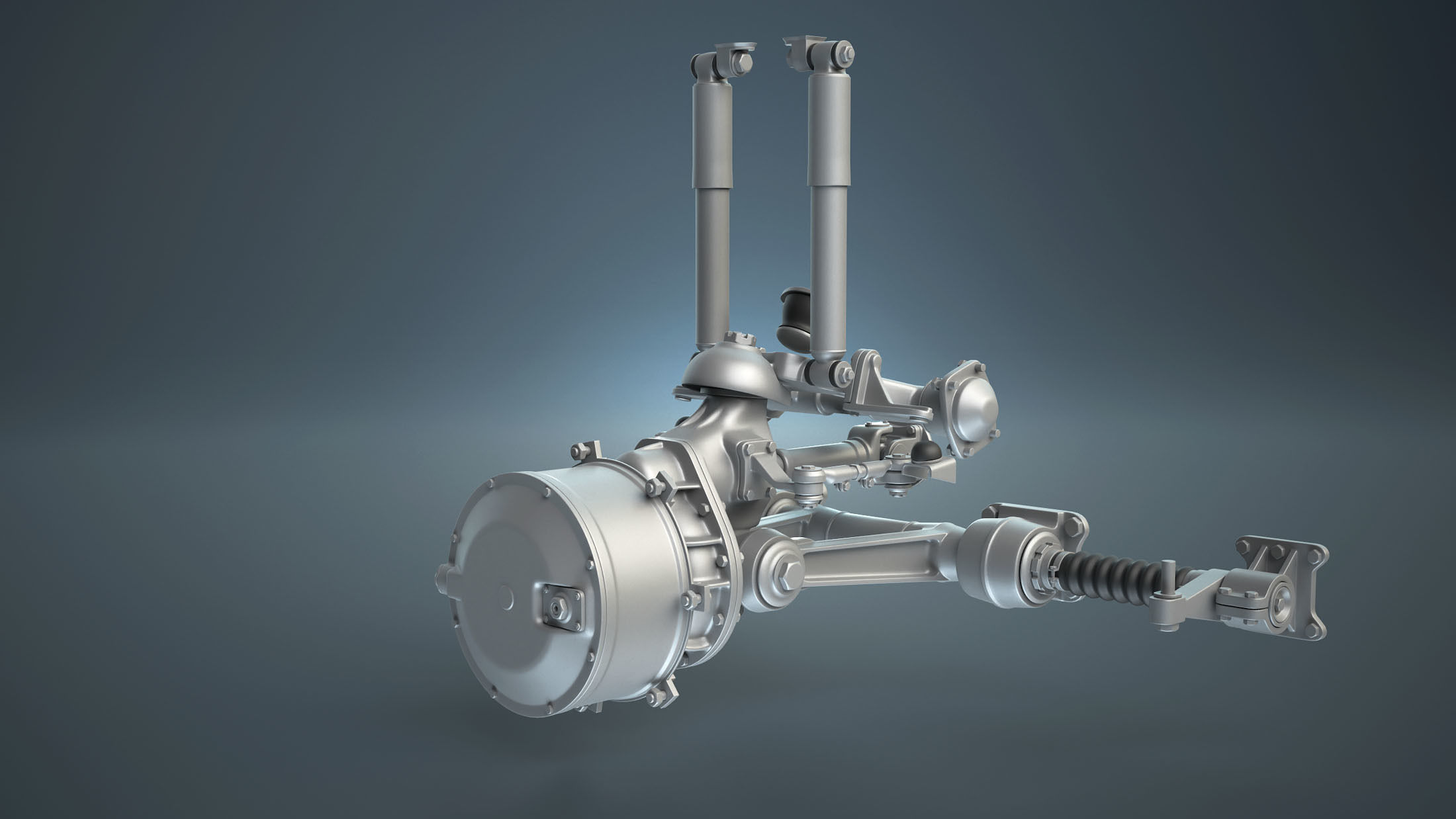BTR-4E or BTR-80 Suspension and Wheel High-Poly 3D model | CGTrader