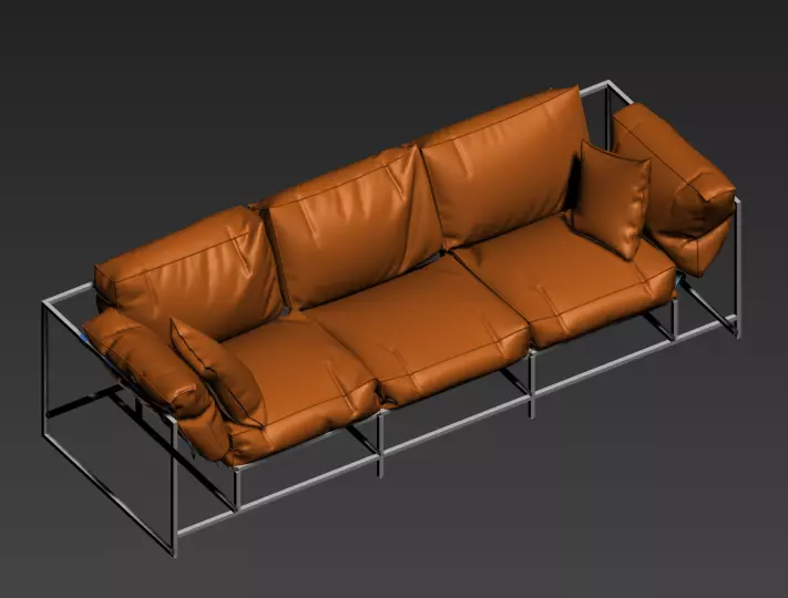 Sofa 3ds Max 3D model_0