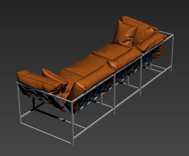 Sofa 3ds Max 3D model_3