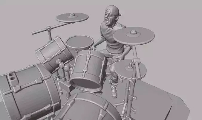 Lars Ulrich metallica - 3d printing