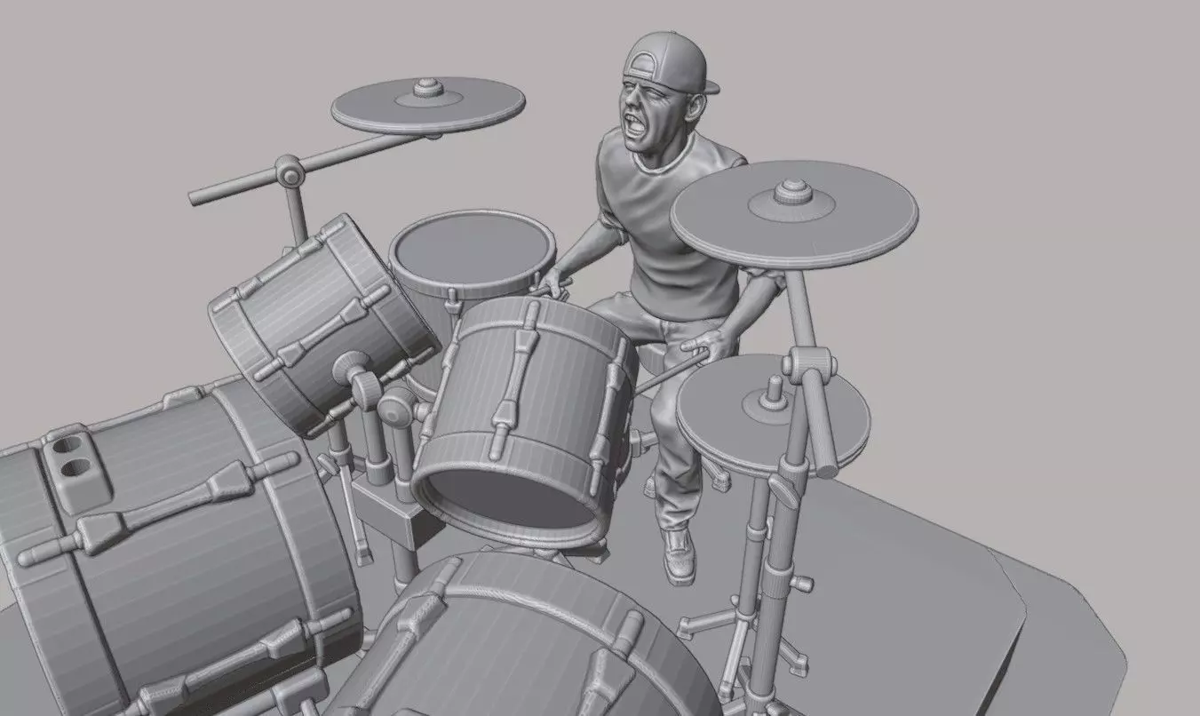 Lars Ulrich metallica - 3d printing 3D print model