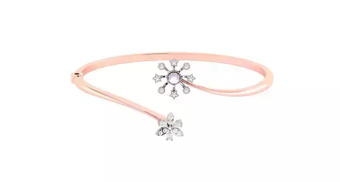 Women Bangle Bracelets Bracelet 3dm STL OBJ FBX Render Details