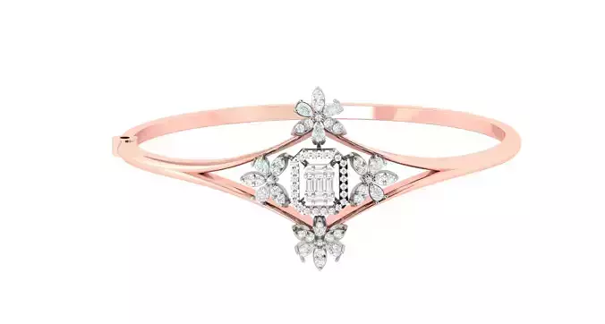 Women Bangle Bracelets Bracelet 3dm STL OBJ FBX Render Details