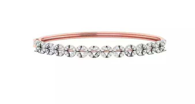 Women Bangle Bracelets Bracelet 3dm STL OBJ FBX Render Details