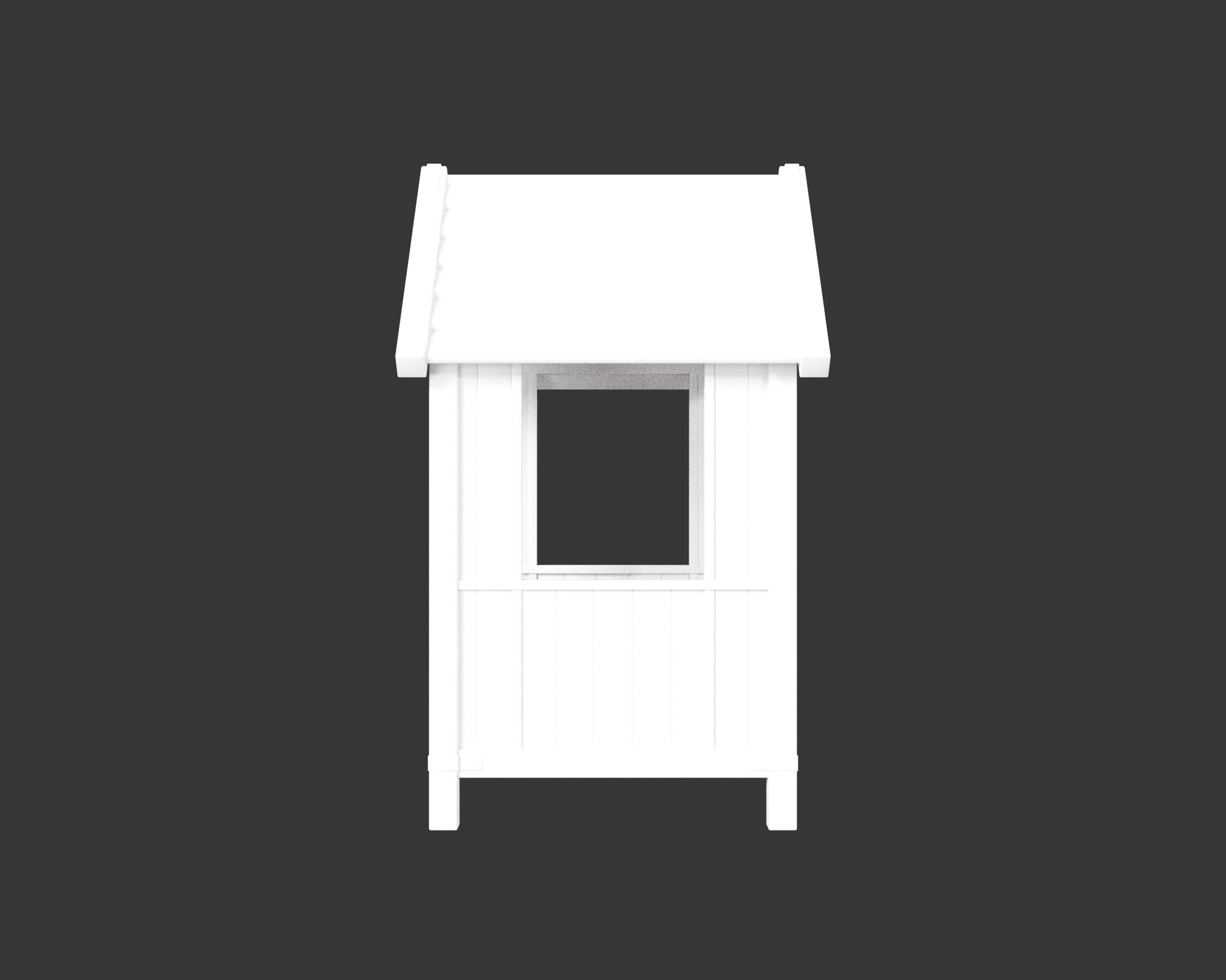 Medieval Defense Guardpost Large Low-poly 3D model_7