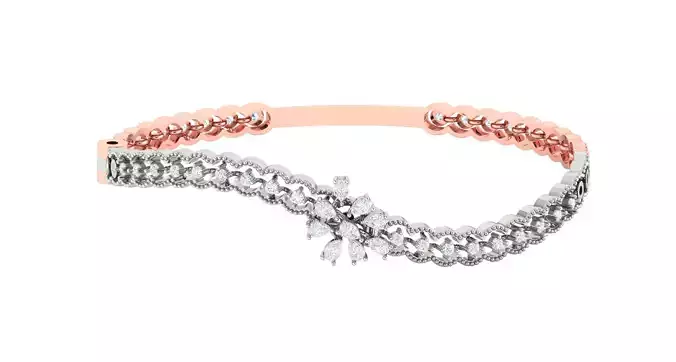 Women Bangle Bracelets Bracelet 3dm STL OBJ FBX Render Details