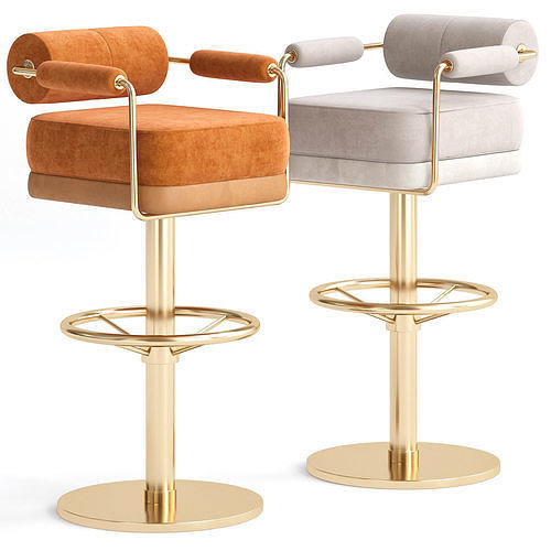 ANDERSON BAR CHAIR 3d model Low-poly 3D model