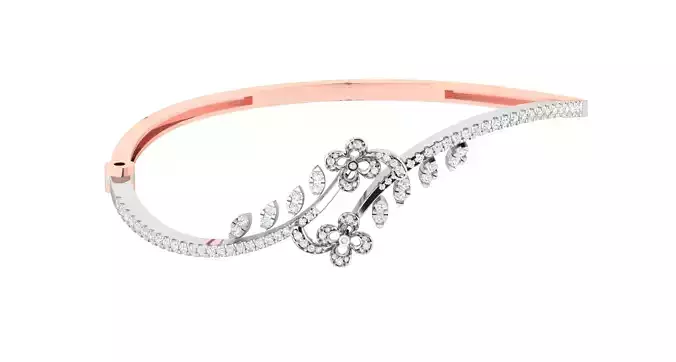 Women Bangle Bracelets Bracelet 3dm STL OBJ FBX Render Details