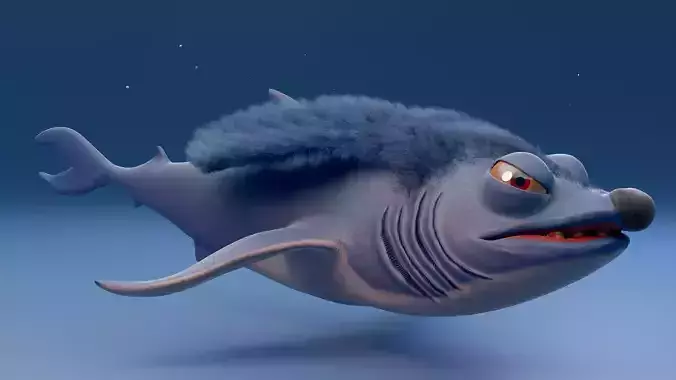 RabbitShark cartoon shark