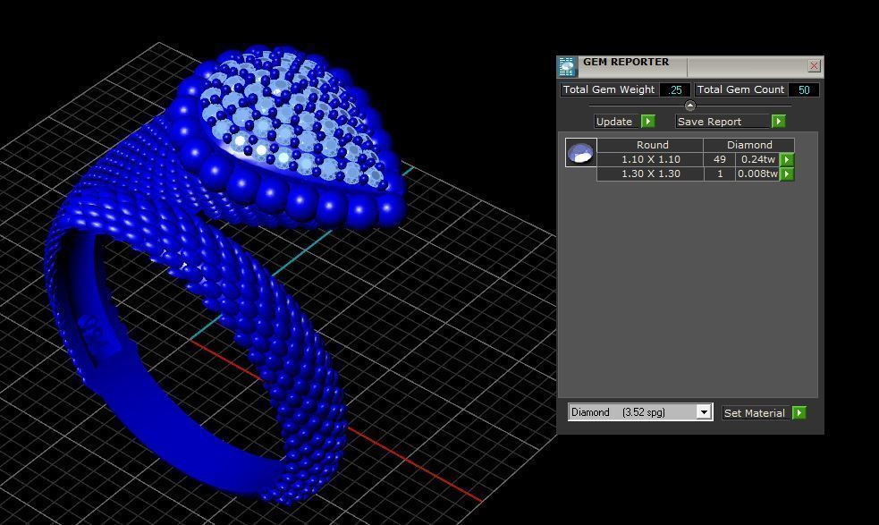 Boucheron ring 3D print model_6
