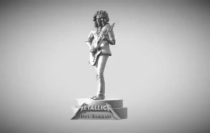 kirk hammett  - Metallica 3D printing