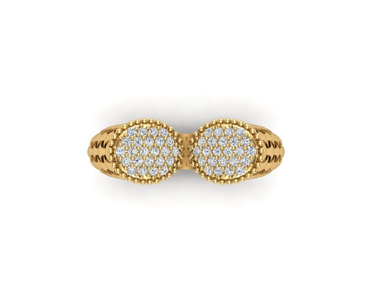 Boucheron ring 3D print model_2