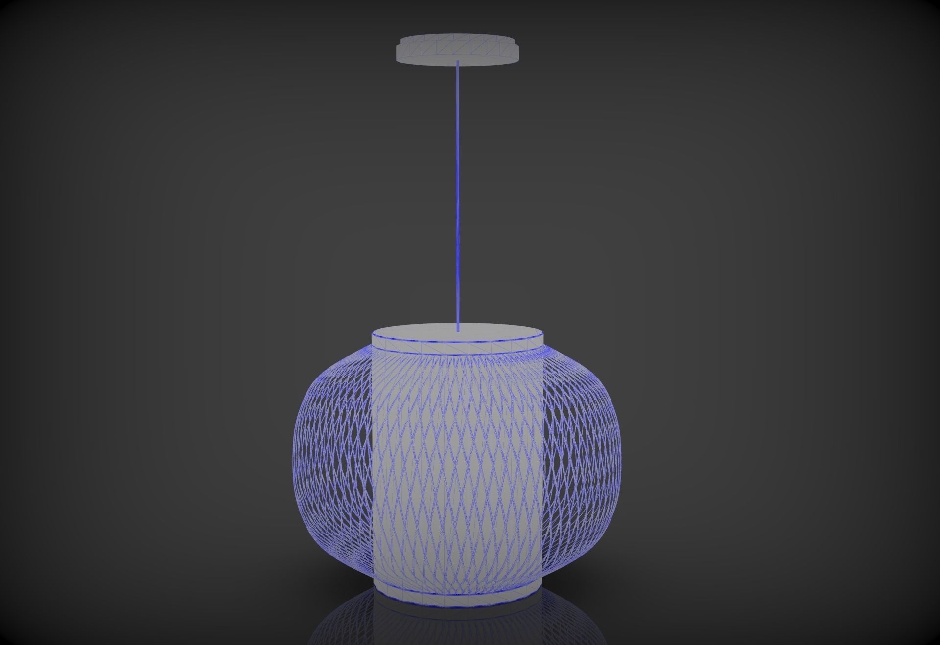 Hanging Light 3D model_5