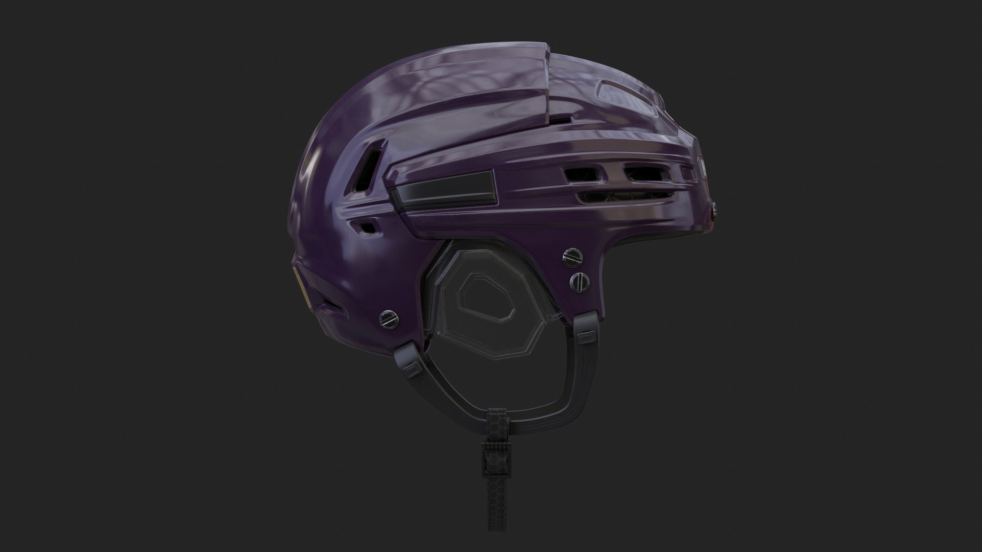HOCKEY Helmet 3D model_34