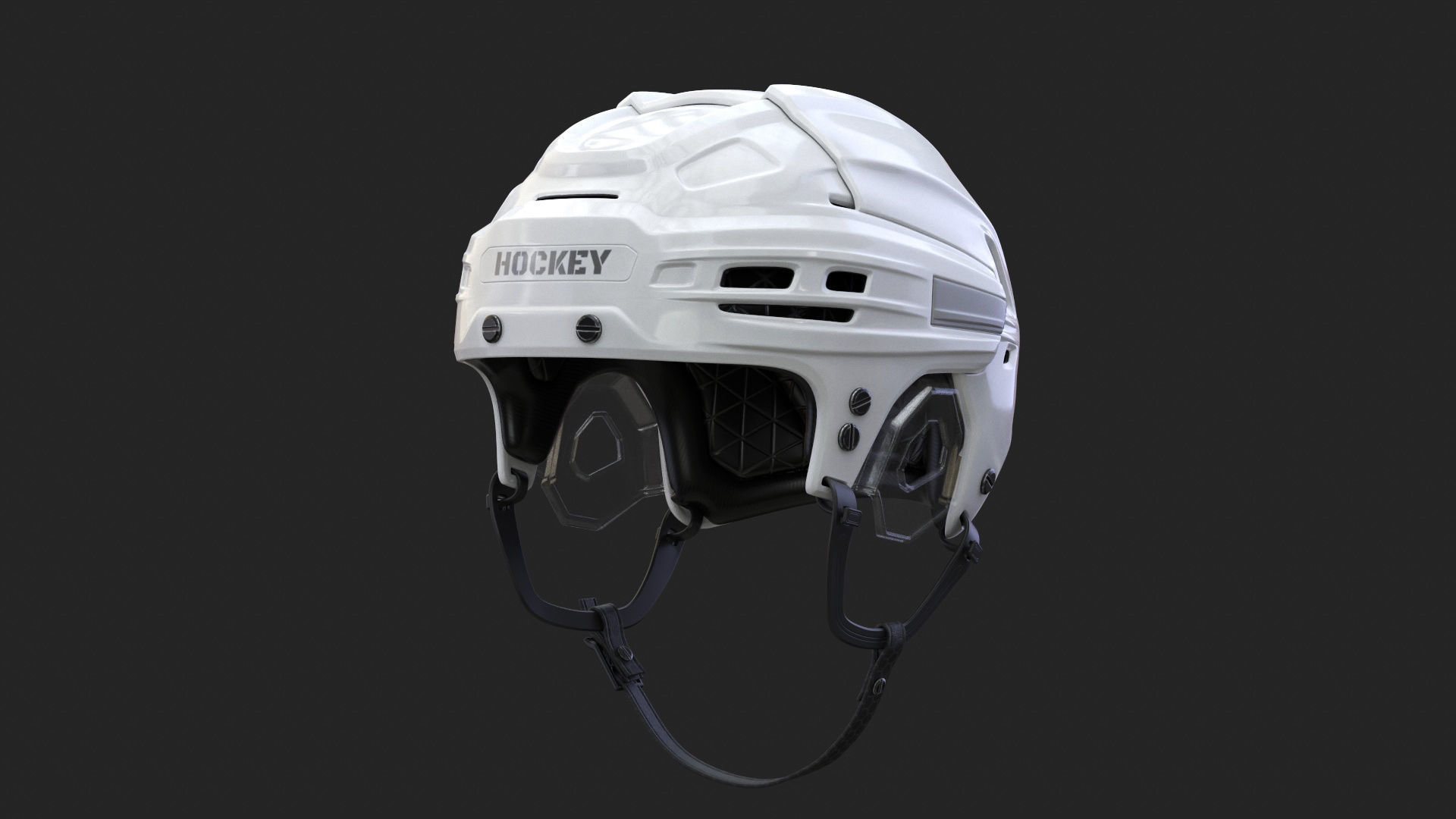 HOCKEY Helmet 3D model_3