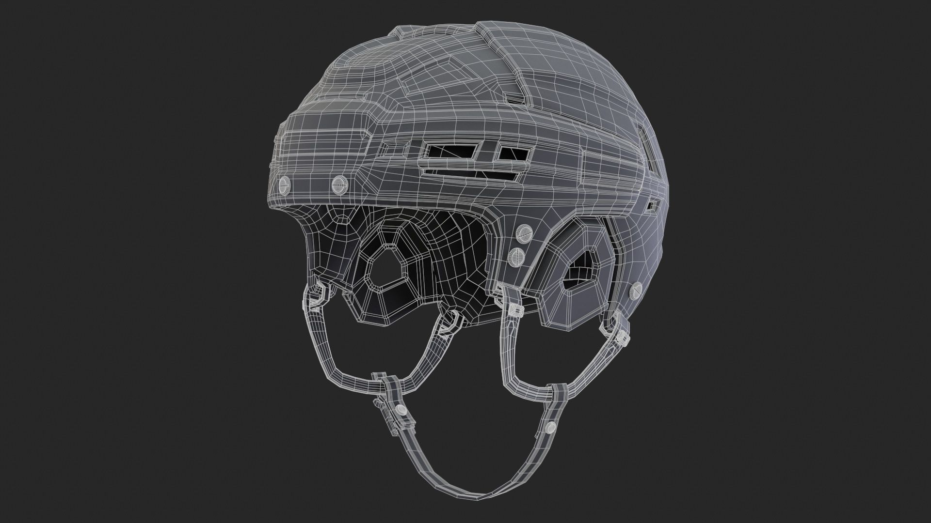 HOCKEY Helmet 3D model_43