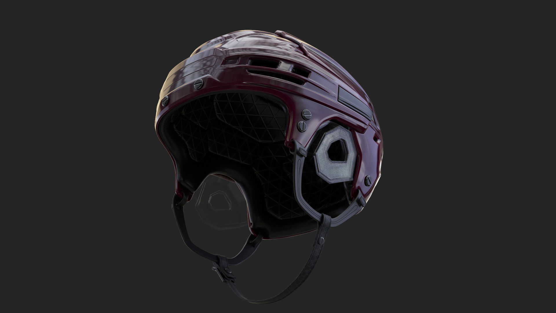 HOCKEY Helmet 3D model_33