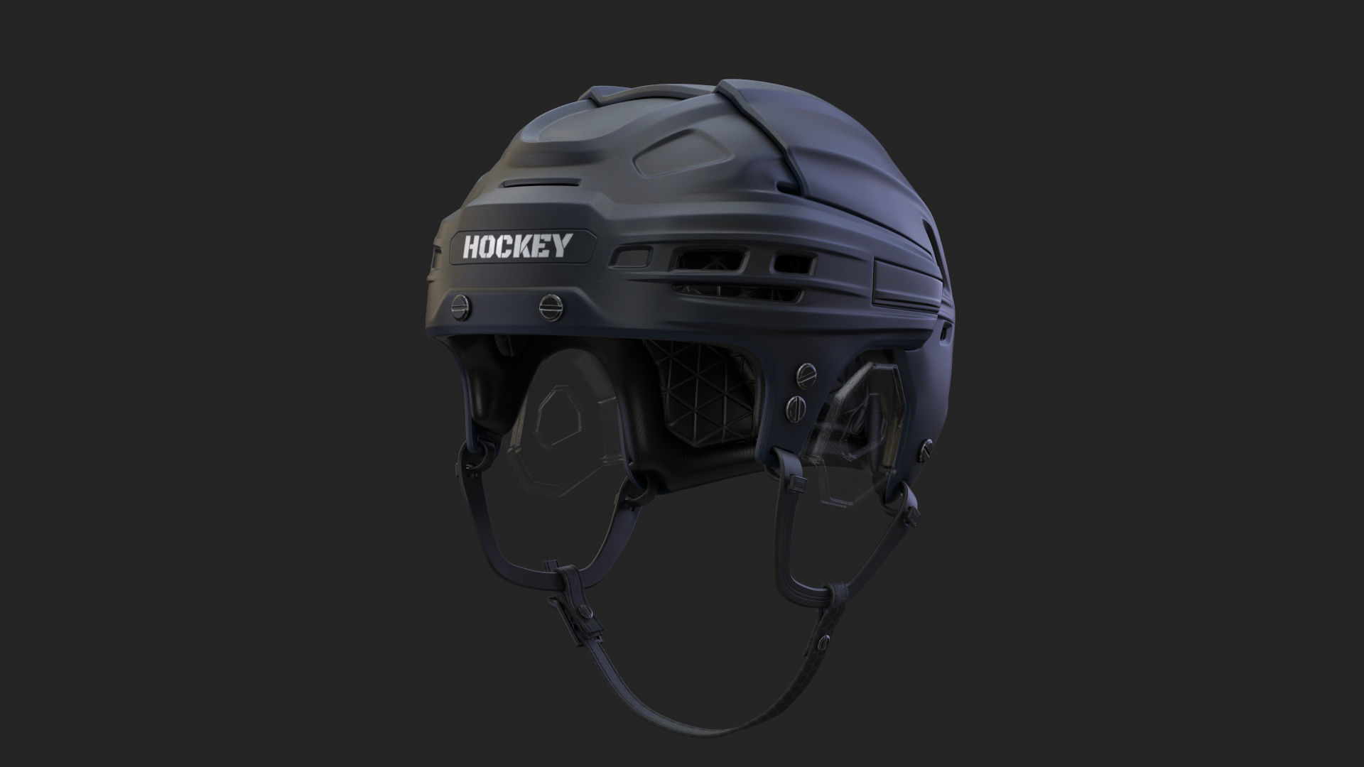 HOCKEY Helmet 3D model_11