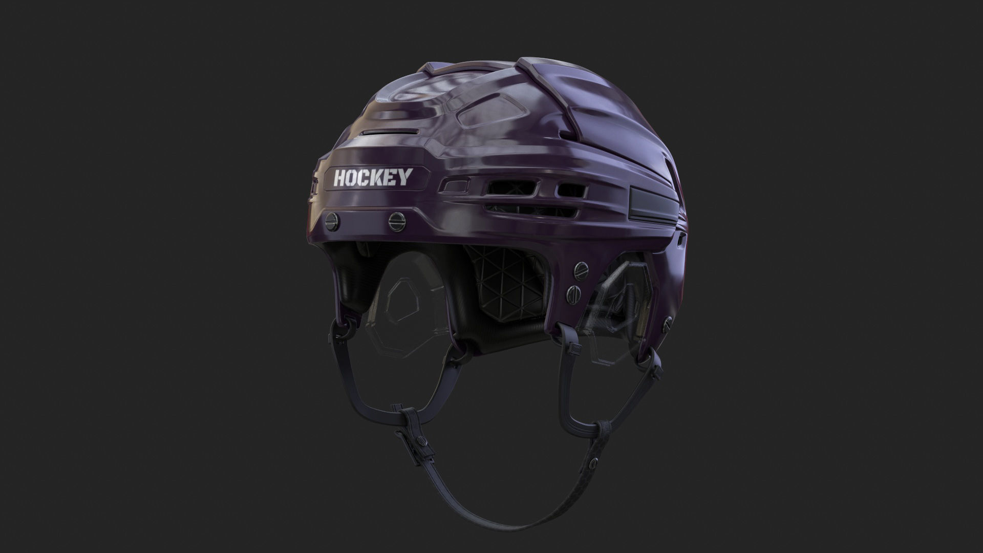 HOCKEY Helmet 3D model_4