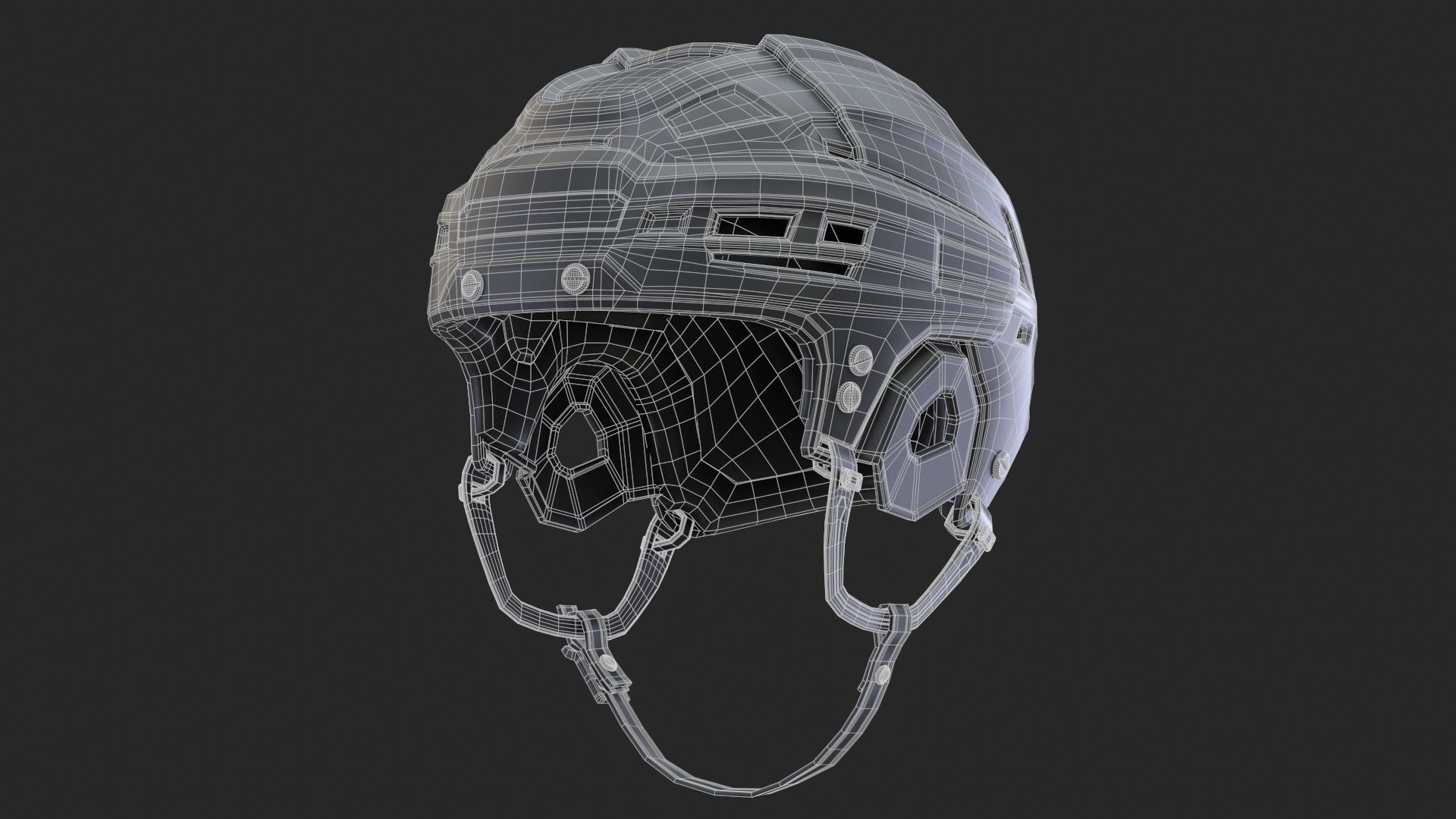 HOCKEY Helmet 3D model_37