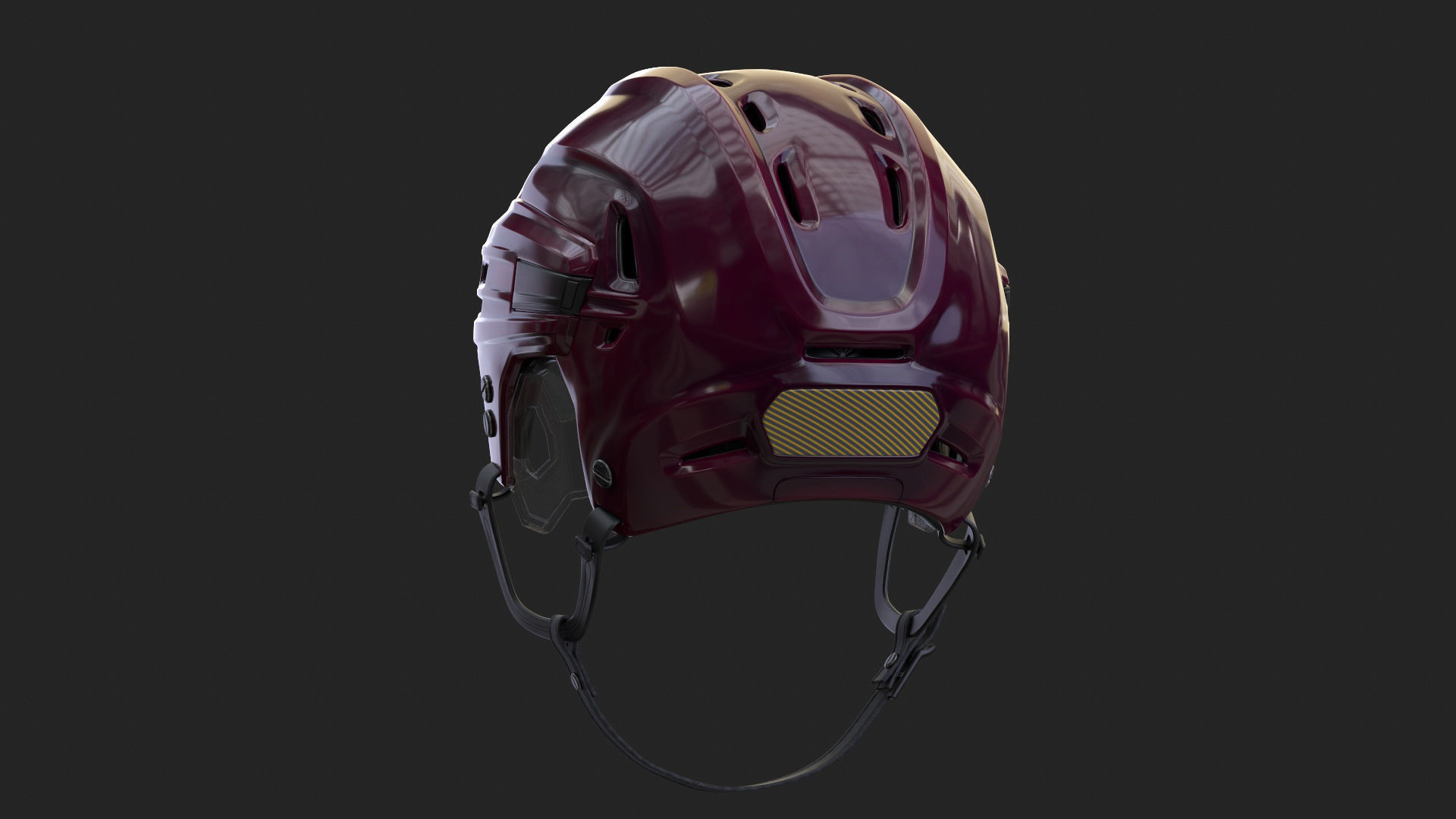 HOCKEY Helmet 3D model_20