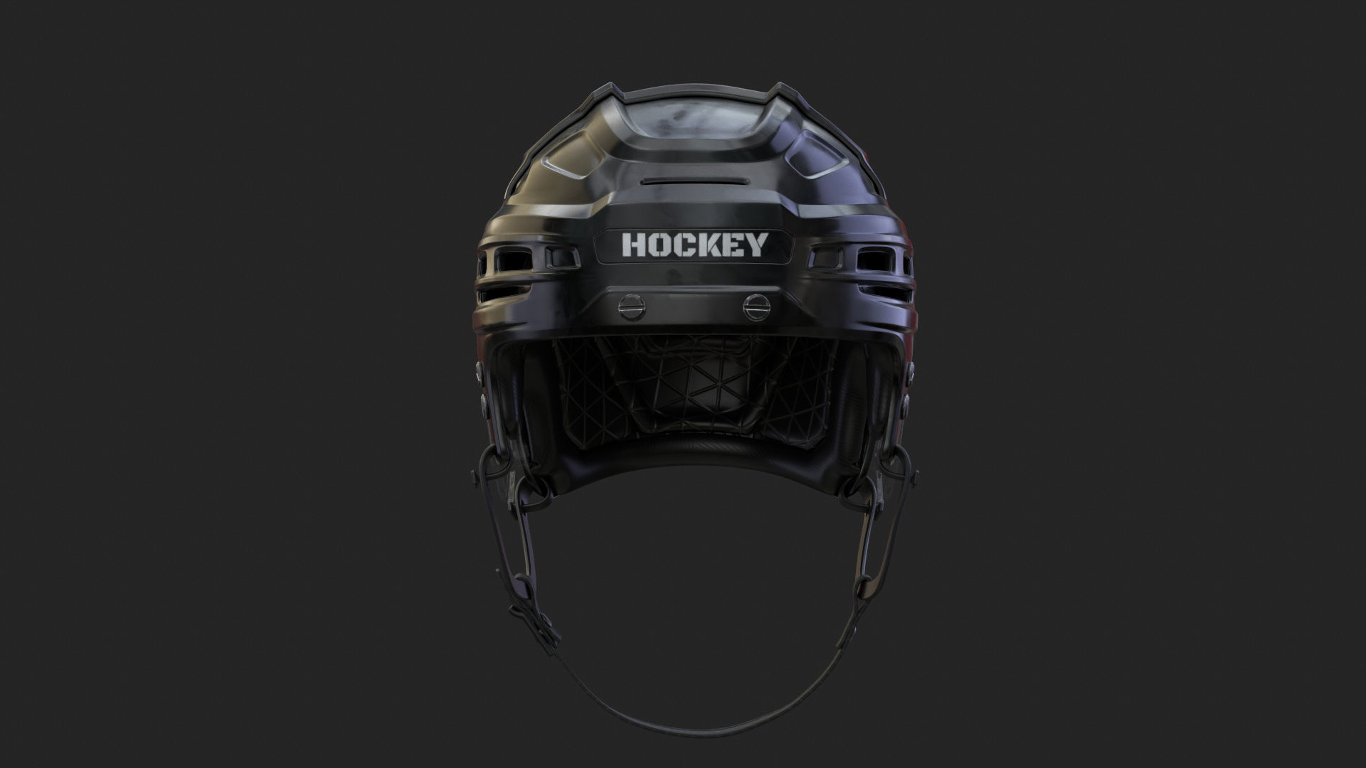 HOCKEY Helmet 3D model_6
